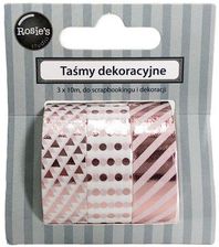 Zdjęcie Empik Raylee Taśmy Papierowe Rose Gold 3Szt - Grodzisk Wielkopolski