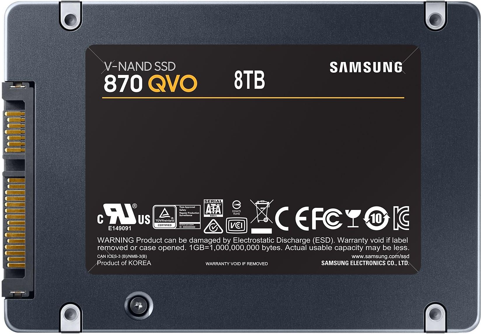 Dysk SSD Samsung 870 QVO 8TB (MZ-77Q8T0/BW) - Opinie i ceny na