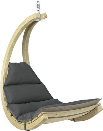 AMAZONAS Drewniany fotel hamakowy Szary Swing Chair