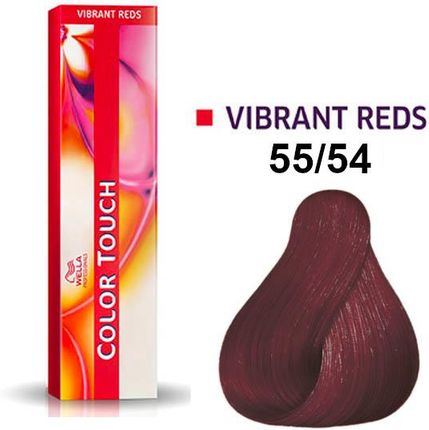 Wella Color Touch 5554 Bezamoniakowa Półtrwała Farba Do Włosów 5554 60 ml