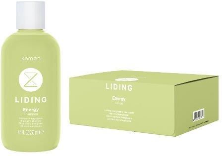 kemon ZESTAW LIDING ENERGY szampon + lotion zapobiegający wypadaniu włosów