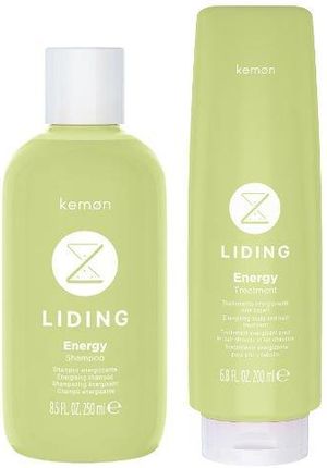 kemon ZESTAW LIDING ENERGY szampon + odżywka zapobiegająca wypadaniu włosów