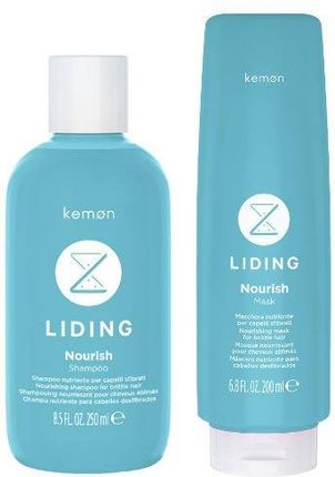 kemon ZESTAW LIDING NOURISH szampon + maska odżywcza