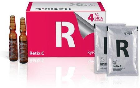 xylogic Retix.C retinol 4% 1 x 2ml serum i 1 x 5g maska Professional