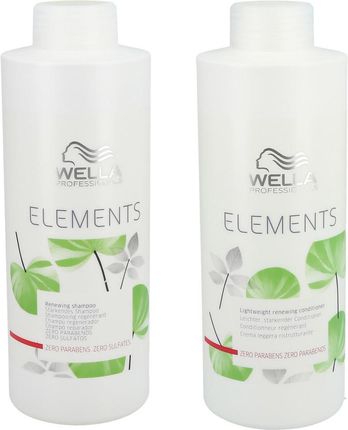 wella professionals ELEMENTS Zestaw szampon 1000ml+odżywka 1000ml
