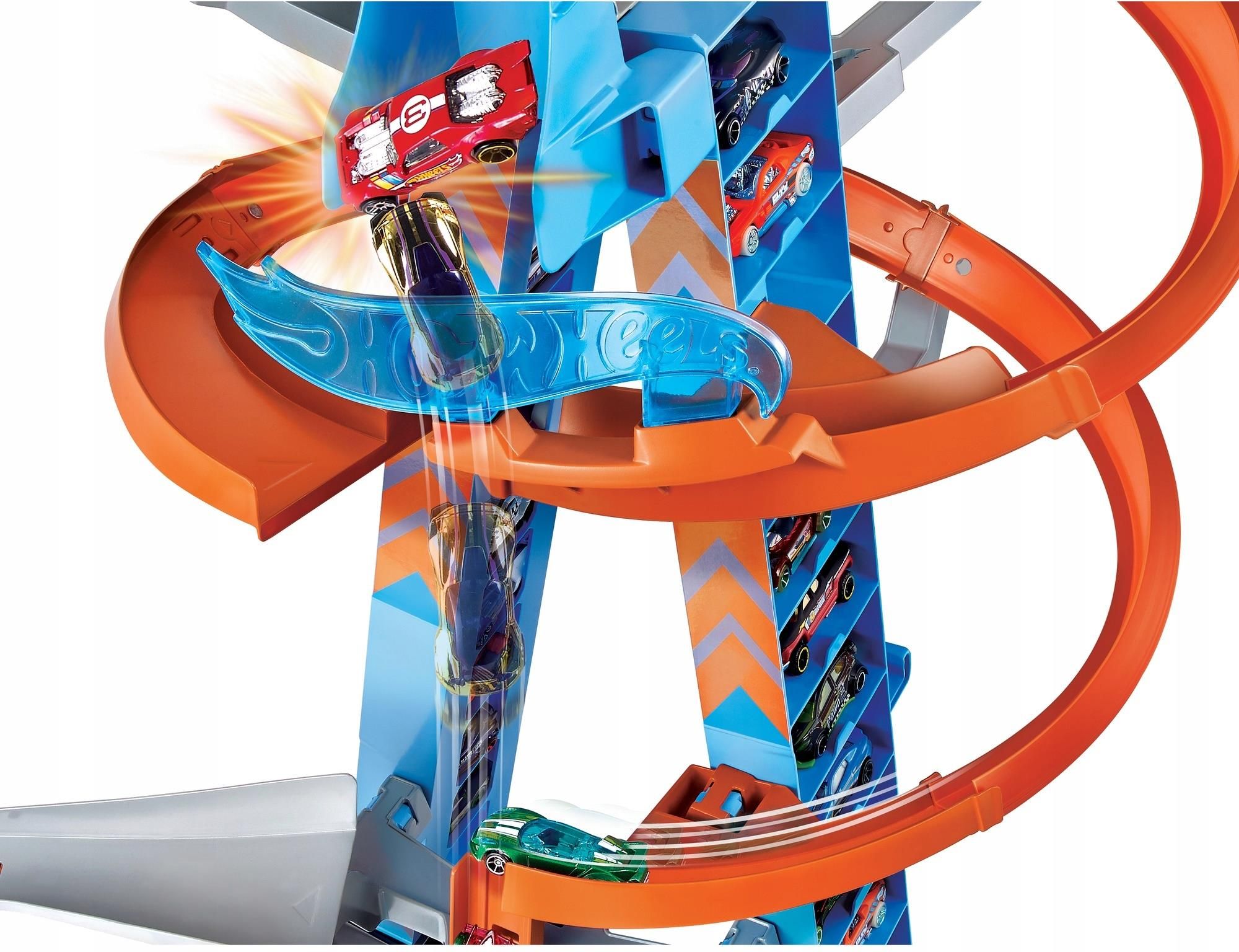 Hot Wheels Wieża Podniebne Kraksy- GJM76 - zdjęcie 1 Hot Wheels Wieża Podniebne Kraksy- GJM76