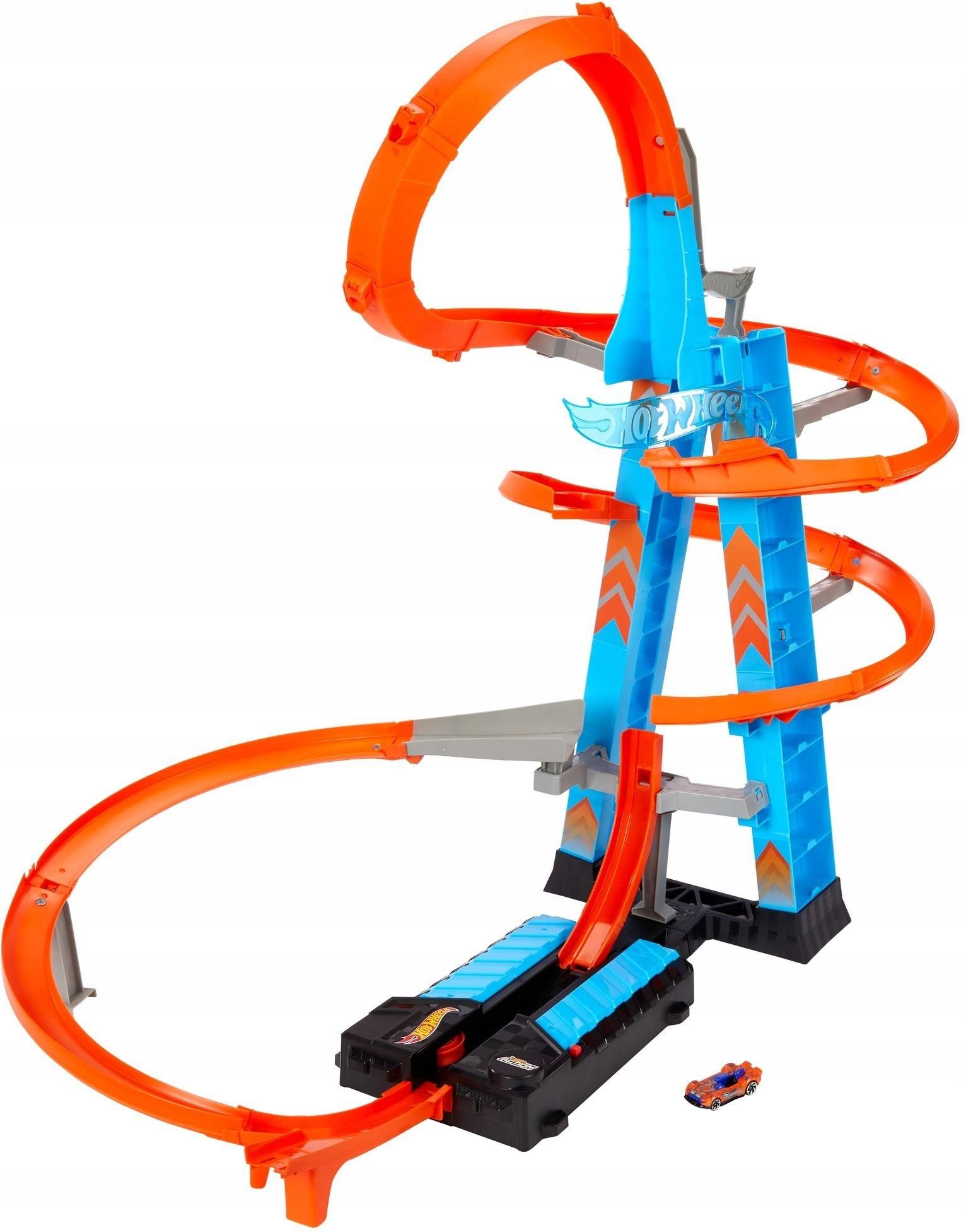 Hot Wheels Wieża Podniebne Kraksy- GJM76 - zdjęcie 3 Hot Wheels Wieża Podniebne Kraksy- GJM76