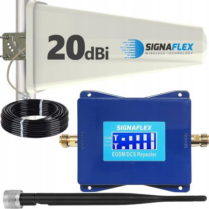 SIGNAFLEX Wzmacniacz Zasięgu Sygnału Egsm/Dcs LS-EGD10 + Antena