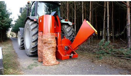 Workownica podwójna do rębaków tarczowych na worki raszlowe (RT-630 / RTE-630)