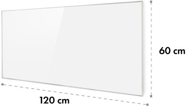 Klarstein Wonderwall Smart Grzejnik Na Podczerwień 60X120Cm 720W Tygodniowy Timer Ip24 Biały - zdjęcie 1 Klarstein Wonderwall Smart Grzejnik Na Podczerwień 60X120Cm 720W Tygodniowy Timer Ip24 Biały