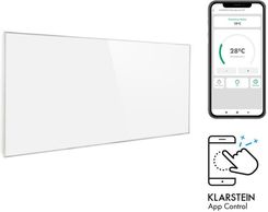 Klarstein Wonderwall Smart Grzejnik Na Podczerwień 60X120Cm 720W Tygodniowy Timer Ip24 Biały - Urządzenia do gotowania i pieczenia