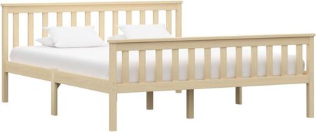 Rama łóżka naturalna lite drewno sosnowe 160x200cm 13452-283224