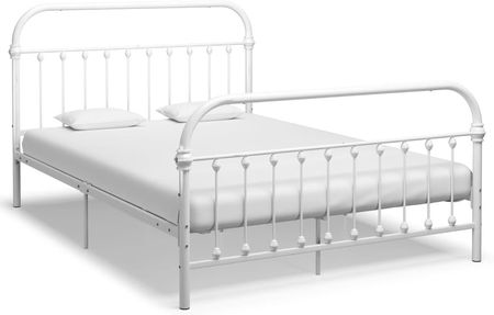 Rama łóżka biała metalowa 160x200cm 13452-284496
