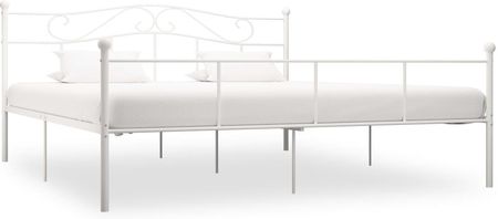 Rama łóżka biała metalowa 180x200cm 13452-284521