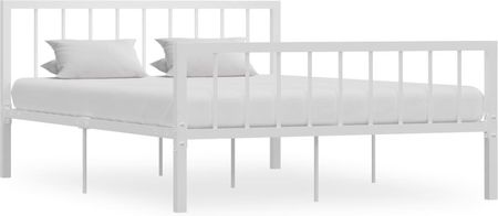 Rama łóżka biała metalowa 140x200cm 13452-284565