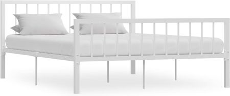 Rama łóżka biała metalowa 160x200cm 13452-284566