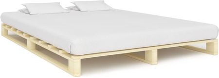 Rama łóżka z palet lite drewno sosnowe 140x200cm 13452-285237