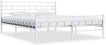 Rama łóżka biała metalowa 140x200cm 13452-285298
