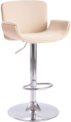 Krzesło barowe kremowe sztuczna skóra 13452-287377