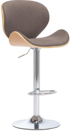Krzesło barowe taupe tapicerowane tkaniną 13452-287414