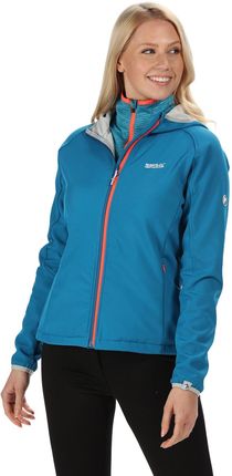 Damska Kurtka Softshell z kapturem REGATTA Arec II niebieski Damska Kurtka Softshell z kapturem REGATTA Arec II niebieski