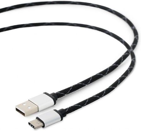 GEMBIRD  KABEL USB 2.0 TYPE C AM/CM 2.5 M () BIAŁY • CZARNY (CCPUSB2AMCM25M)