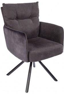 Krzesło big george obrotowe antracytowe 40168