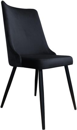Krzesło CYPRIAN VELVET czarne  