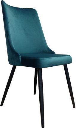 Krzesło CYPRIAN VELVET niebieskie ☞ Kupuj w Sprawdzonych i wysoko Ocenianych sklepach