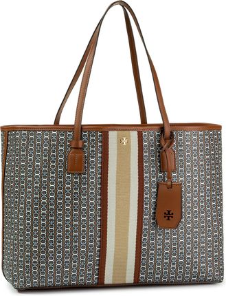Torebka TORY BURCH Gemini Link Canvas Tote 53303 Light Umber Gemini Link 905 Ceny i opinie Ceneo.pl