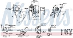 Turbosprężarka NISSENS 93037 - Turbosprężarki