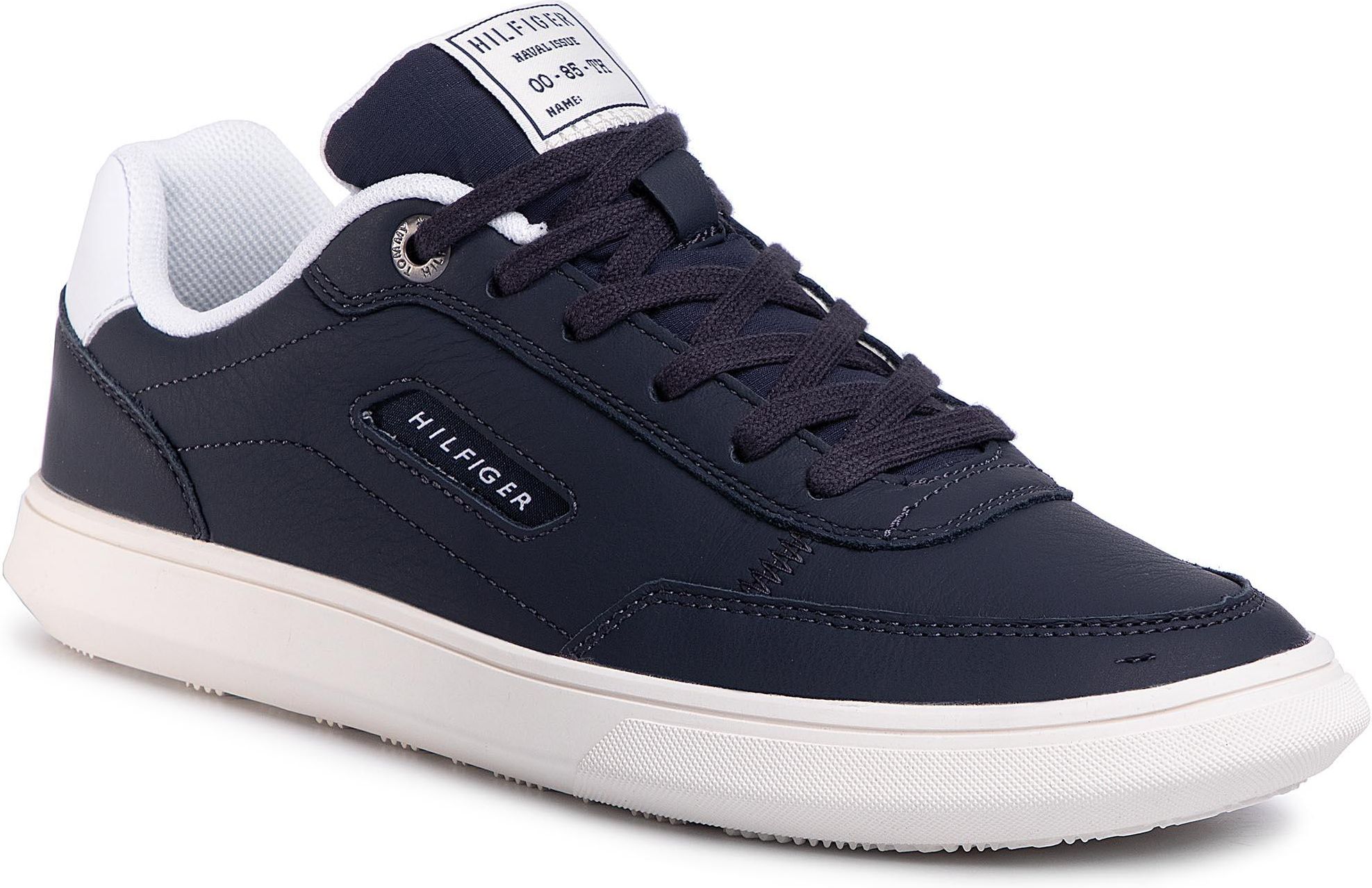 Sneakersy TOMMY HILFIGER - Essential Court Leather Sneaker FM0FM02669  Desert Sky DW5 - Ceny i opinie - Ceneo.pl
