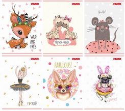 Zdjęcie Herlitz Zeszyt Dziewczęcy A5/32 Linia Podwójna Cute 9577131 - Jutrosin