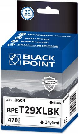 BLACK POINT TUSZ EPSON 29 T2991 BLACK XP-245 235 332 342 BP