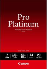 Zdjęcie Canon PT-101 Pro Platinum Photo Paper A4 20 ark. (2768B016) - Suchań