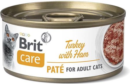 Brit Care Cat Turkey Pate With Ham 24X70G
