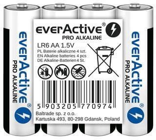 Everactive Baterie Alkaliczne AA/LR6 Pro Alkaline 4szt (LR6PRO4T)