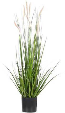 Beliani Sztuczna roślina doniczkowa trzcina 87 cm materiał syntetyczny Reed Plant