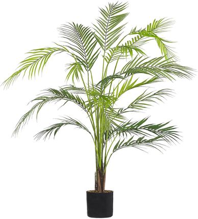Beliani Sztuczna roślina dekoracyjna doniczkowa materiał syntetyczny 124 cm Areca Palm