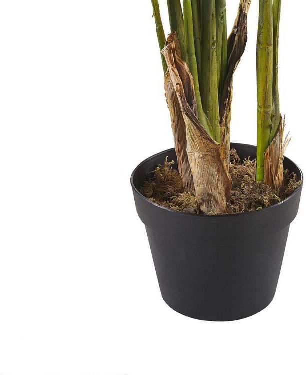 Beliani Sztuczna roślina doniczkowa zielona plastikowa strelicja Strelitzia Tree - zdjęcie 1 Beliani Sztuczna roślina doniczkowa zielona plastikowa strelicja Strelitzia Tree