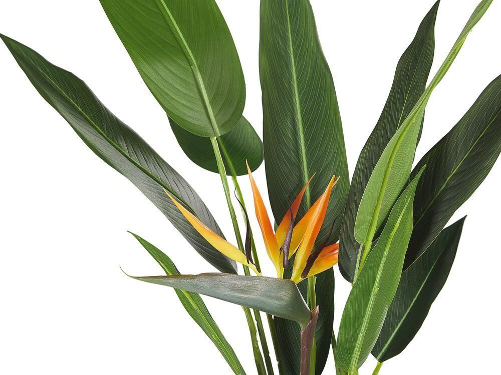 Beliani Sztuczna roślina doniczkowa zielona plastikowa strelicja Strelitzia Tree