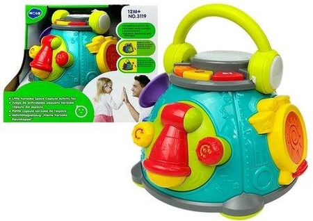 Lean Toys Bębenek Zabawka Interaktywna dla Niemowlaka  