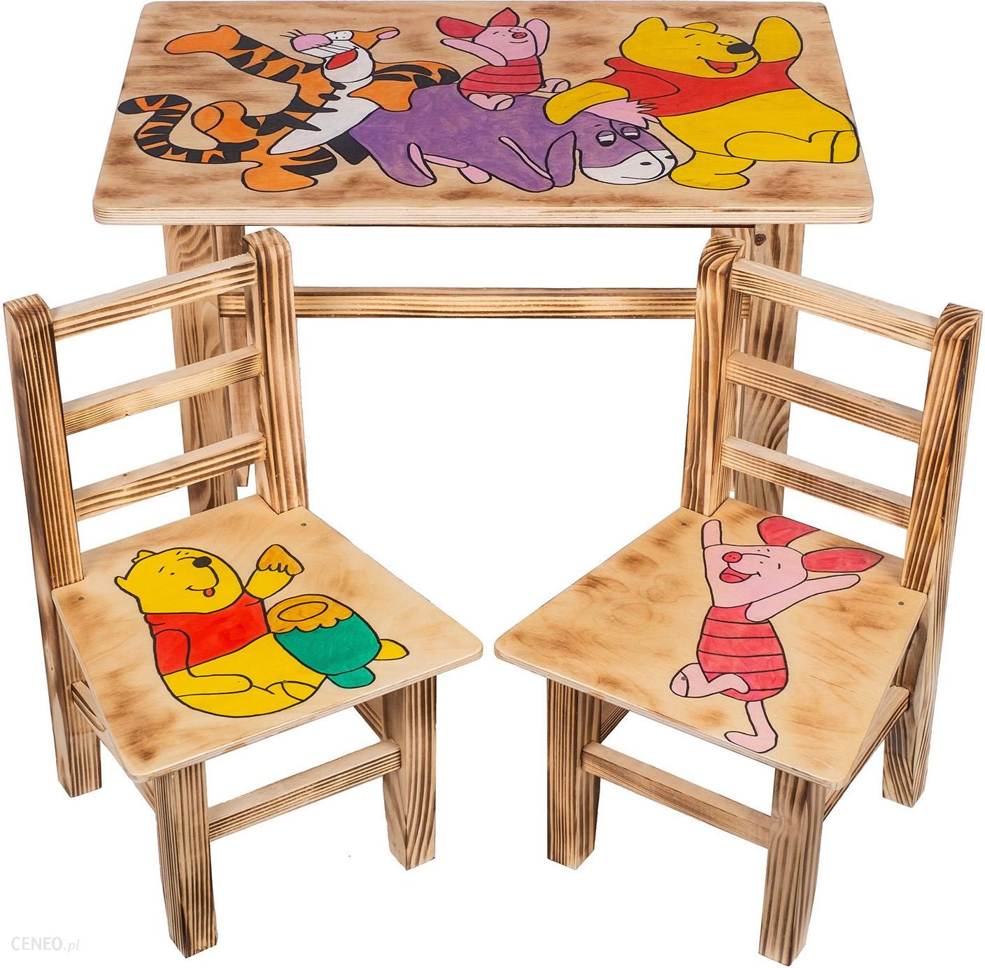 Stolik I 2 Krzeselka Dla Dzieci Drewniany Zestaw Ceny I Opinie Ceneo Pl