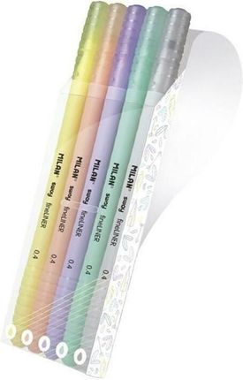 Milan Cienkopis Sway Fineliner Pastel 5 kolorów