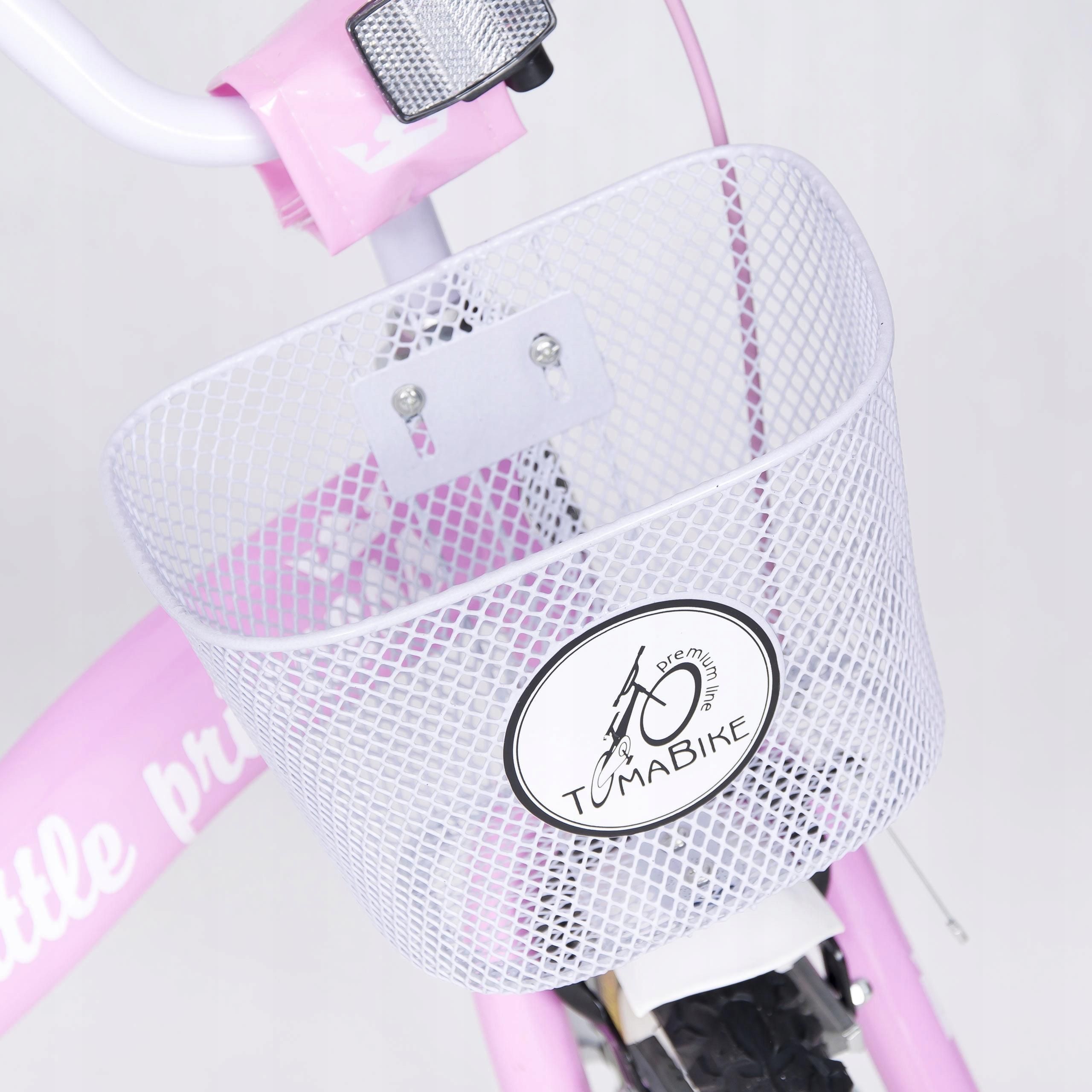 Tomabike Rowerek 14 Cali Różowy - zdjęcie 5 Tomabike Rowerek 14 Cali Różowy