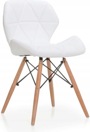 Krzesło Tapicerowane Skandynawskie Pikowane Duro
