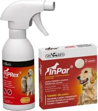 Zdjęcie Vet-Agro Fiprex Spray 250Ml + Inpar Tabletki Odrobaczające Dla Psa 2Tabl - Siechnice