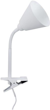 Paulmann Lampa Z Klipsem Vitis E14 Biały Elastyczne Ramię Przełącznik Na Przewodzie Kabel 1,50M Super Rabaty (Pl95431)