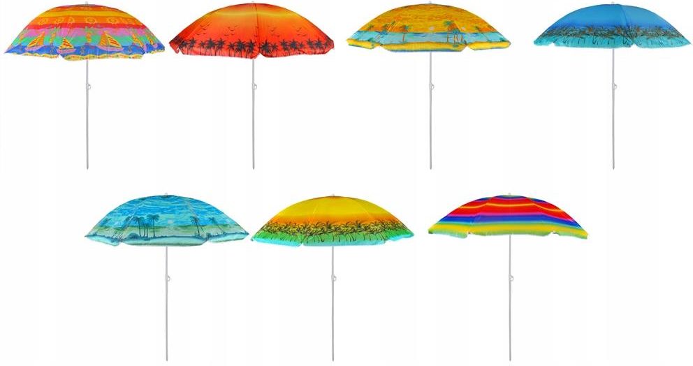 Duży Parasol Ogrodowy Plażowy Składany 175/180cm 434691