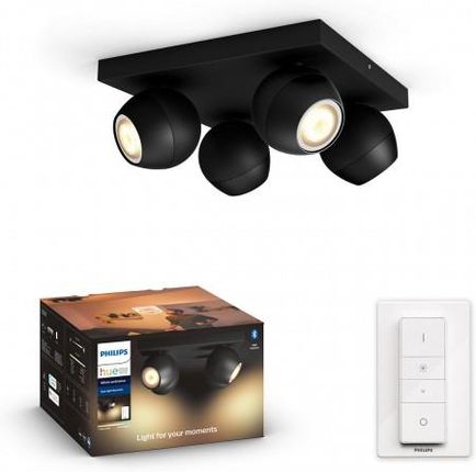 PHILIPS HUE White ambiance Buckram czarny 5047430P6